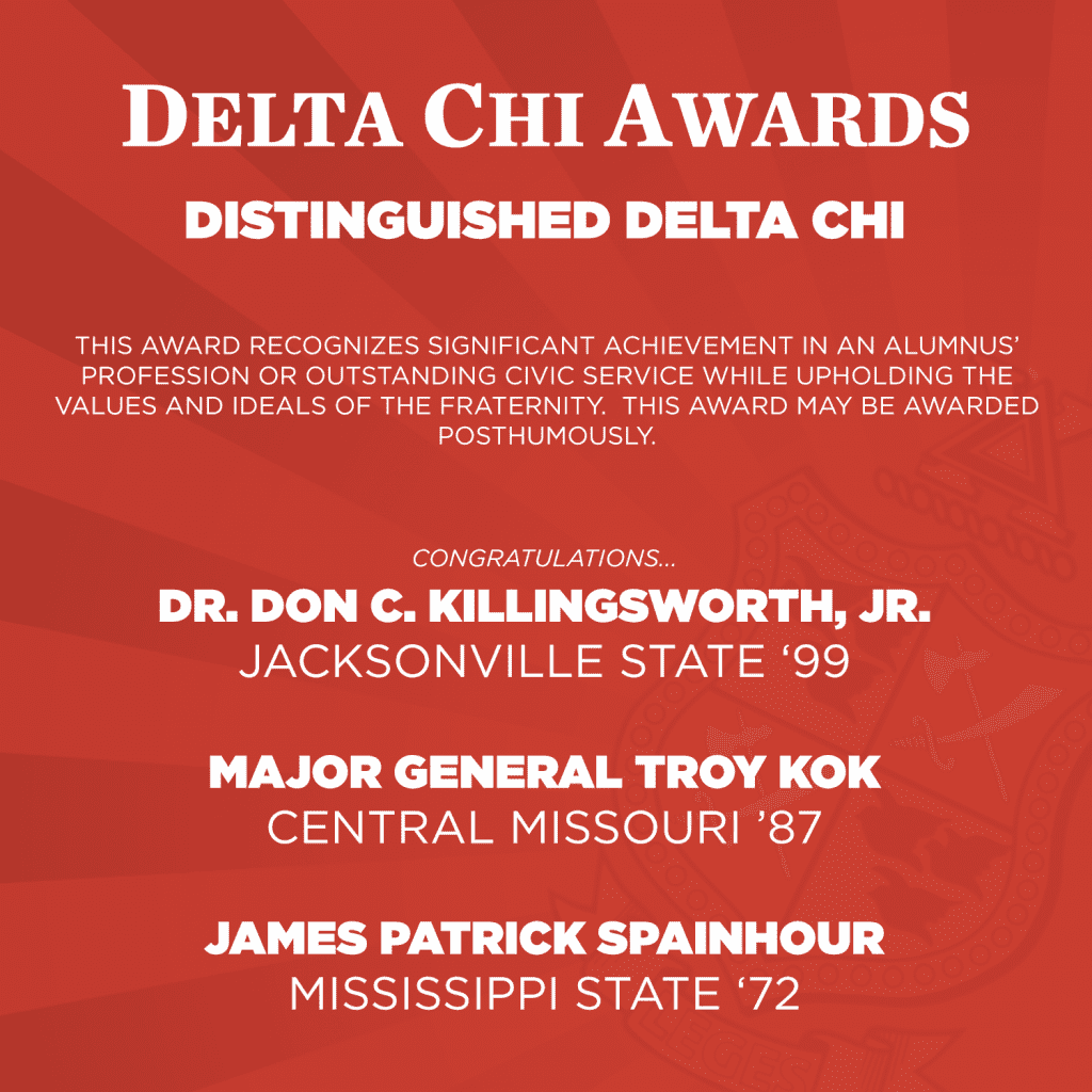 Delta Chi Awards 201920 Distinguished Delta Chi The Delta Chi