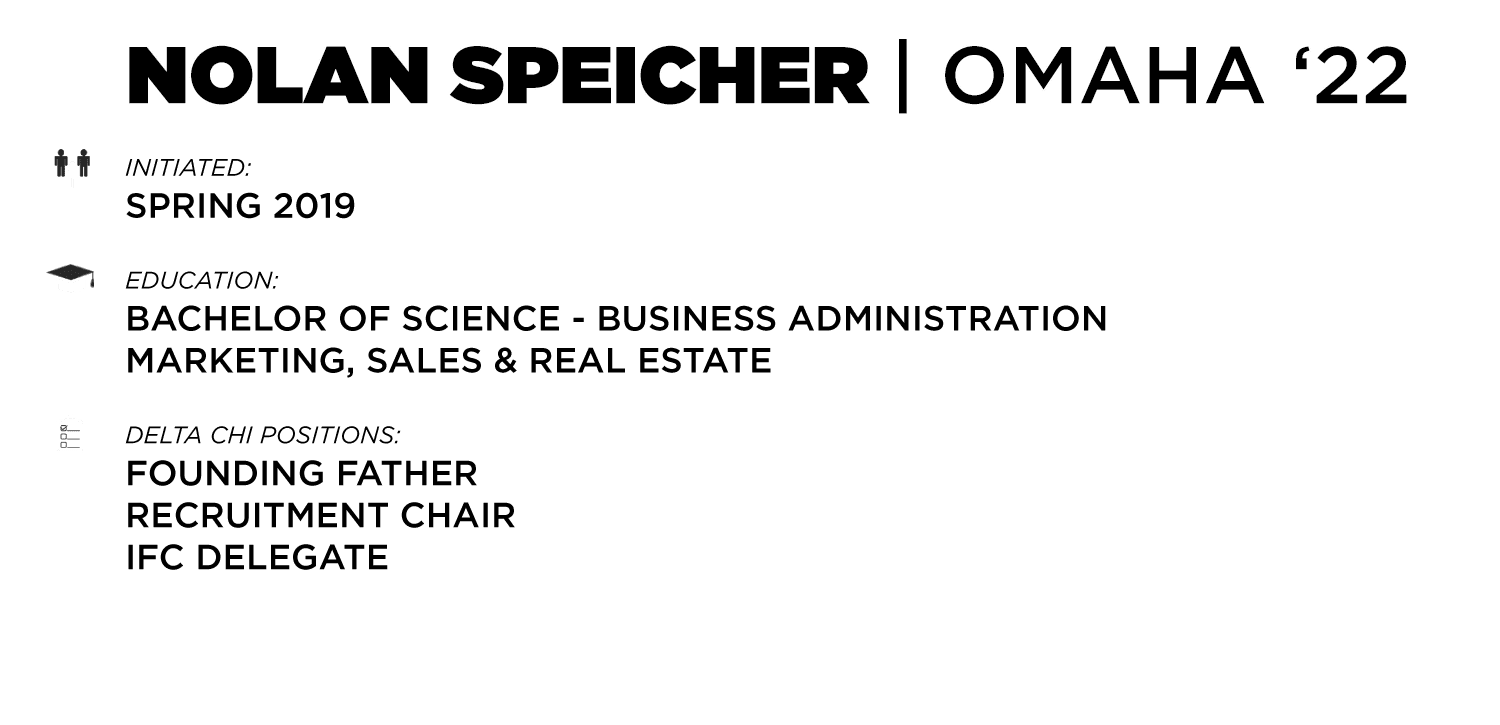 Delta Chi Adds Basham, Burtzlaff, and Speicher as Leadership