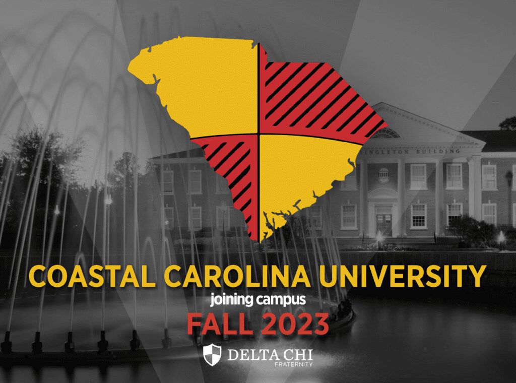 Logo of Coastal Carolina University with Fall 2023 enrollment info.