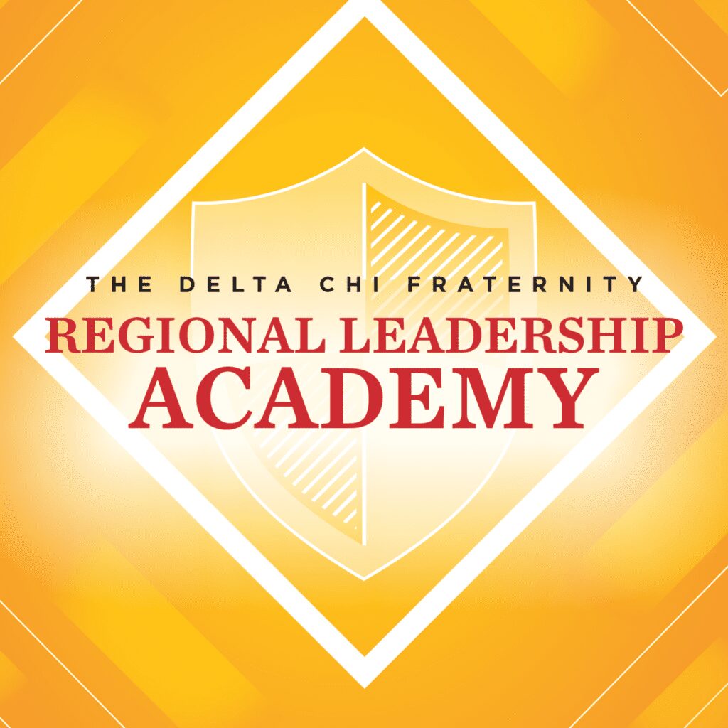 Logo for Delta Chi Fraternity's Regional Leadership Academy.