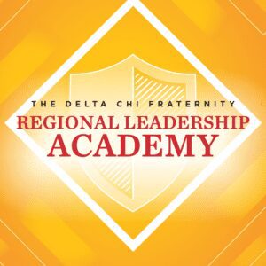 Logo for Delta Chi Fraternity's Regional Leadership Academy.