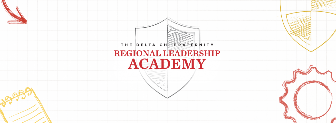 Logo of Delta Chi Fraternity's Regional Leadership Academy.