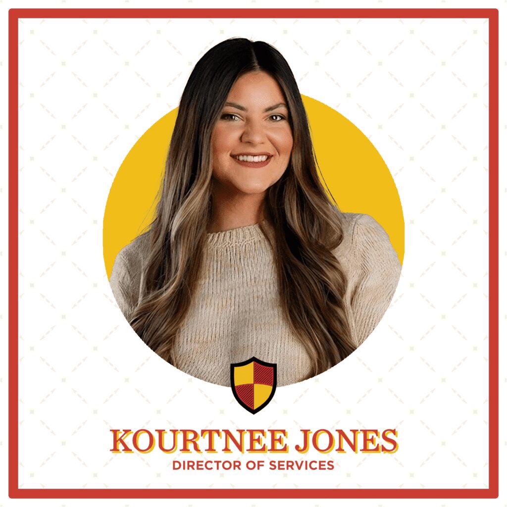 Portrait of Kourtnee Jones, Director of Services.