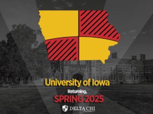 University of Iowa Spring 2025 returning students announcement.