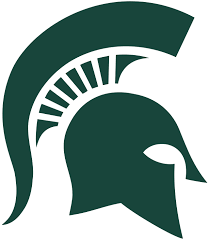 Logo of a Spartan helmet with a plume.